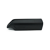 Vue latérale de la batterie de remplacement AEG DownTube 36V 10.4Ah montrant clairement la poignée.
