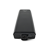Photo de la Bosch PowerPack 500 Active 36V 13.4Ah batterie de vélo où l'on peut voir le connecteur