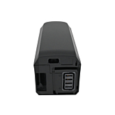 photo du Shimano BT-E6010 36V 11.6Ah du dessus et de l'arrière de la batterie