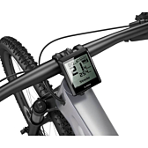 Affichage de l'Intuvia 100 de Bosch sur un vélo électrique.