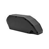 Vue en trois quarts depuis le côté de la batterie de vélo Bosch Powerpack 700 Active/Performance cadre E-Bike Vision.