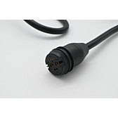 close-up van de oplader plug van de gazelle impulse compatibel lader 42V 2A 2-polig