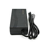 Vue arrière du chargeur compatible Gazelle Impulse 42V 3A avec connecteur Rosenberger.