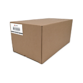 Vue oblique de la boîte complète de la batterie compatible Impulse 36V 14.5Ah produite par EYXON.