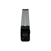 Vue de face de la Phylion XH370-12J Silverfish 37V 12Ah Compatible avec la partie supérieure également visible.