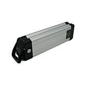 Vue trois-quarts de la Phylion XH370-12J Silverfish 37V 12Ah Compatible en position debout.