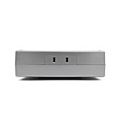 photo de la batterie de vélo Sparta E-motion C1/C2/C3 compatible Batavus 13.6Ah (argent) Incl. chargeur vue de près de face où vous pouvez voir la prise pour le vélo.
