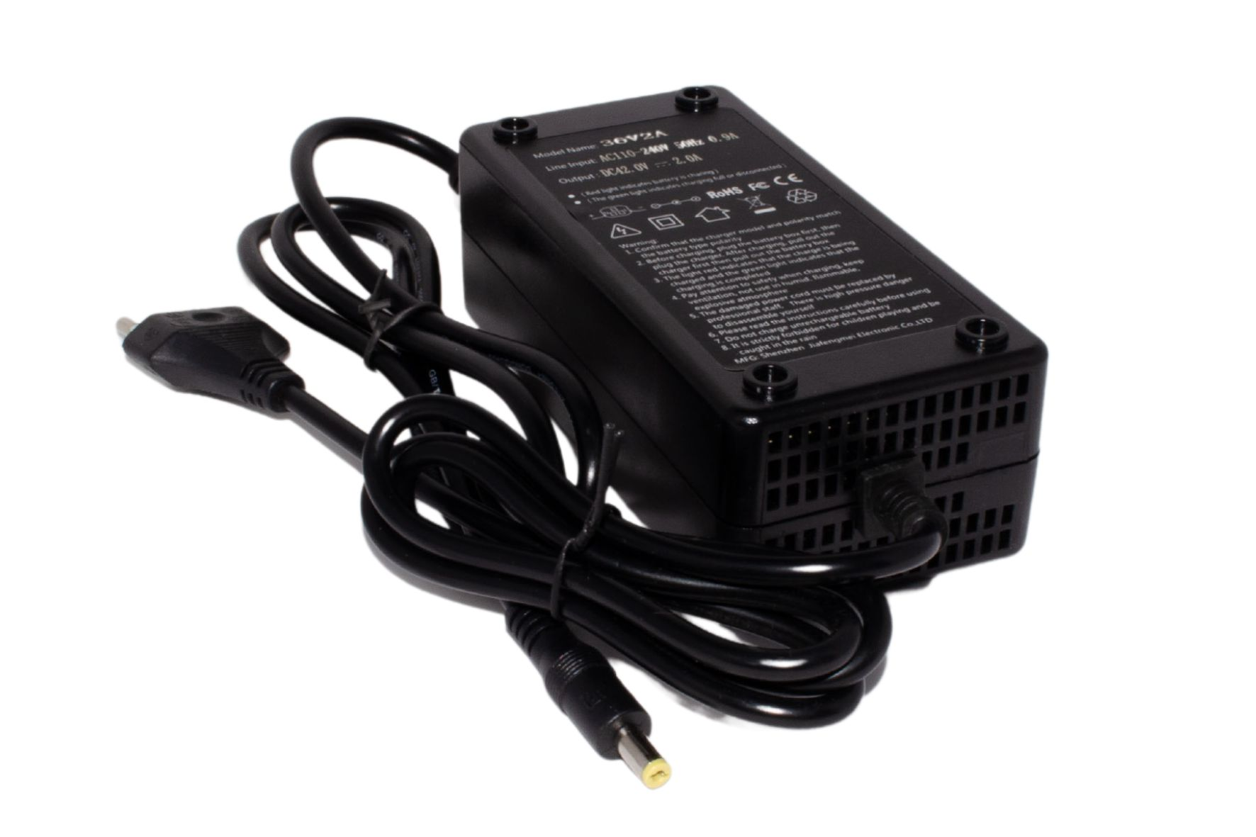chargeur universel batterie v lo 42V 2A 5.5 x 2.1mm pin