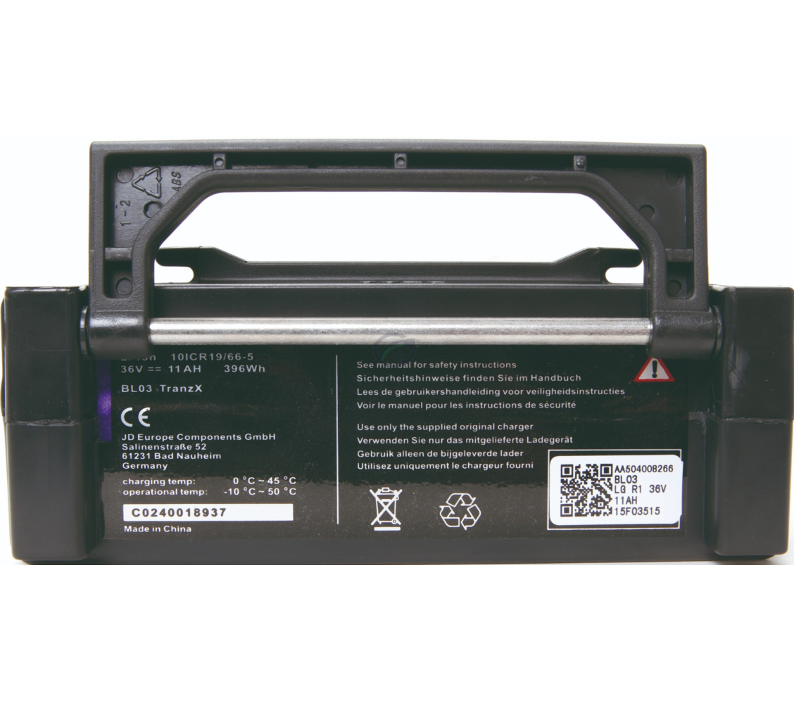 TranzX BL03 36V 11Ah batterie de vélo