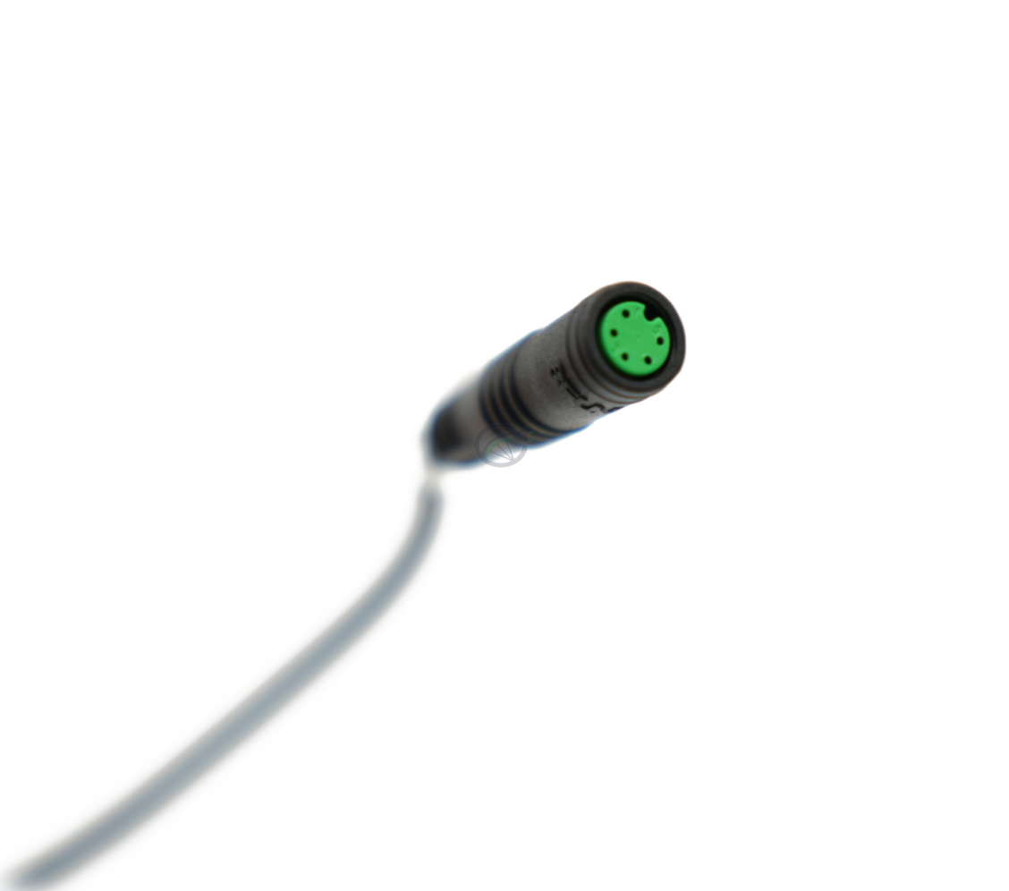 Gros plan de la connexion du Bafang DP C18 UART.
