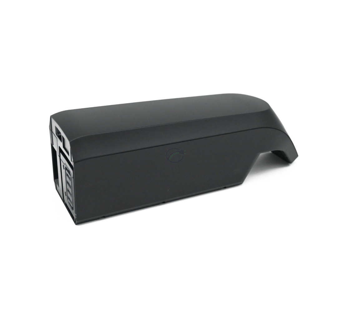 photo du Shimano BT-E6010 36V 11.6Ah de côté où l'on peut voir clairement toute la batterie