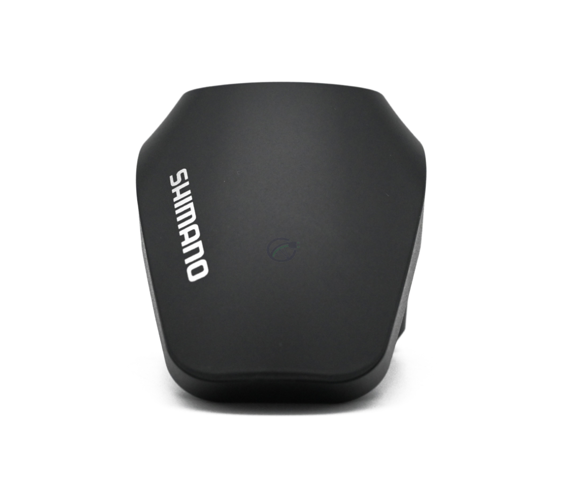 gros plan de l'avant du Shimano BT-E6010 36V 11.6Ah où l'on peut bien voir le logo 