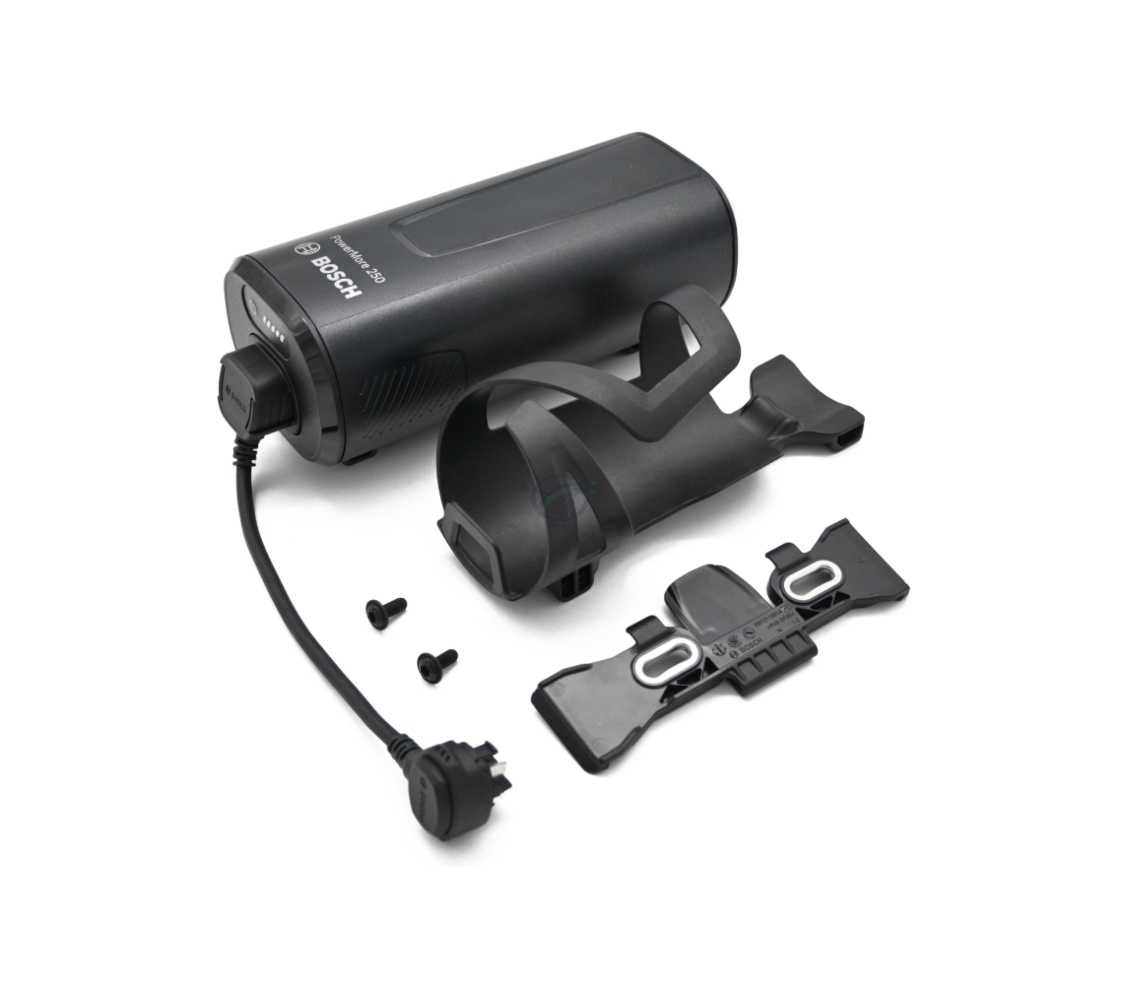Bosch PowerMore 250 Range Extender avec système de fixation et câble branché de 150 mm