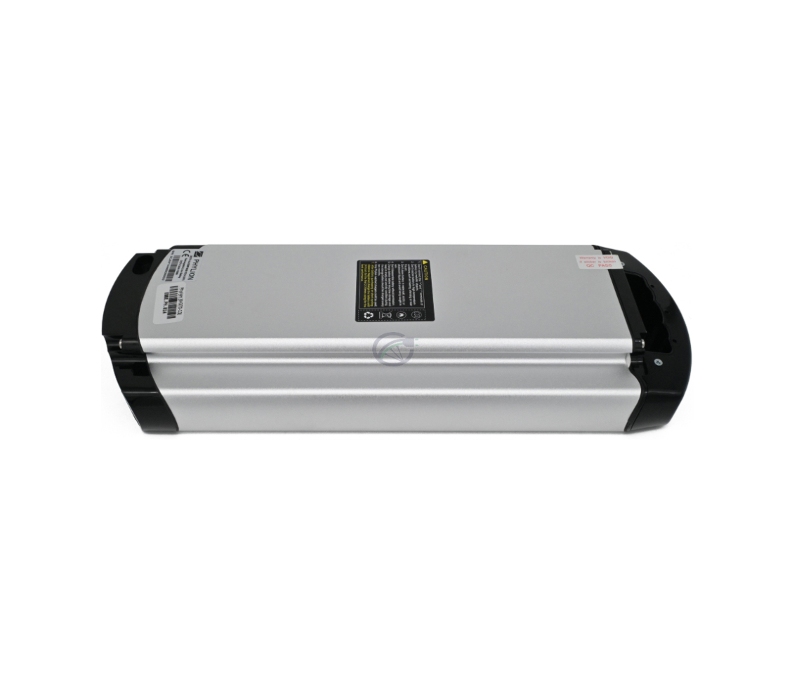 Vue latérale du dessous de la Phylion XH370-13J Wall-E 37V 14Ah (2 pôles).