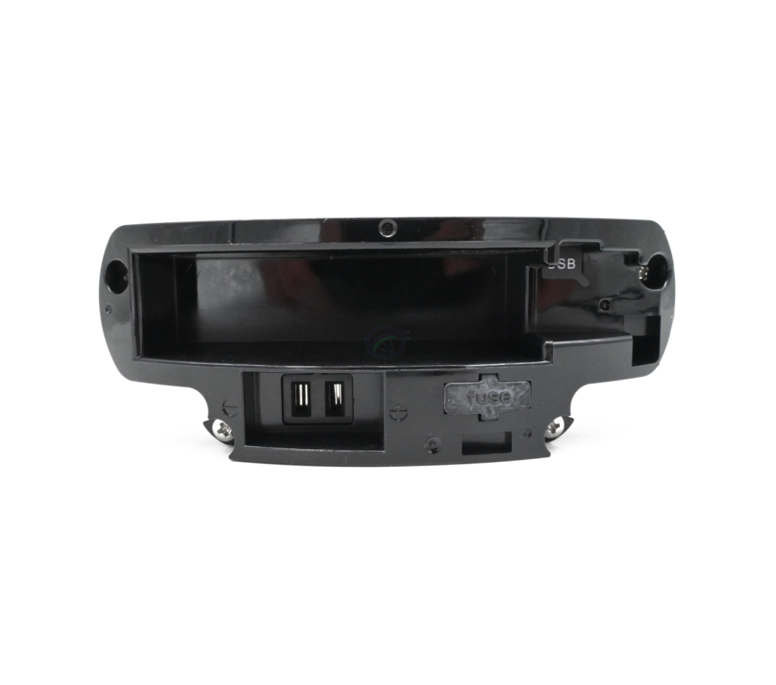 Vue avant de la Phylion XH370-13J Wall-E 37V 14Ah (2 pôles). La connexion pour vélo de cette batterie Phylion est clairement visible.