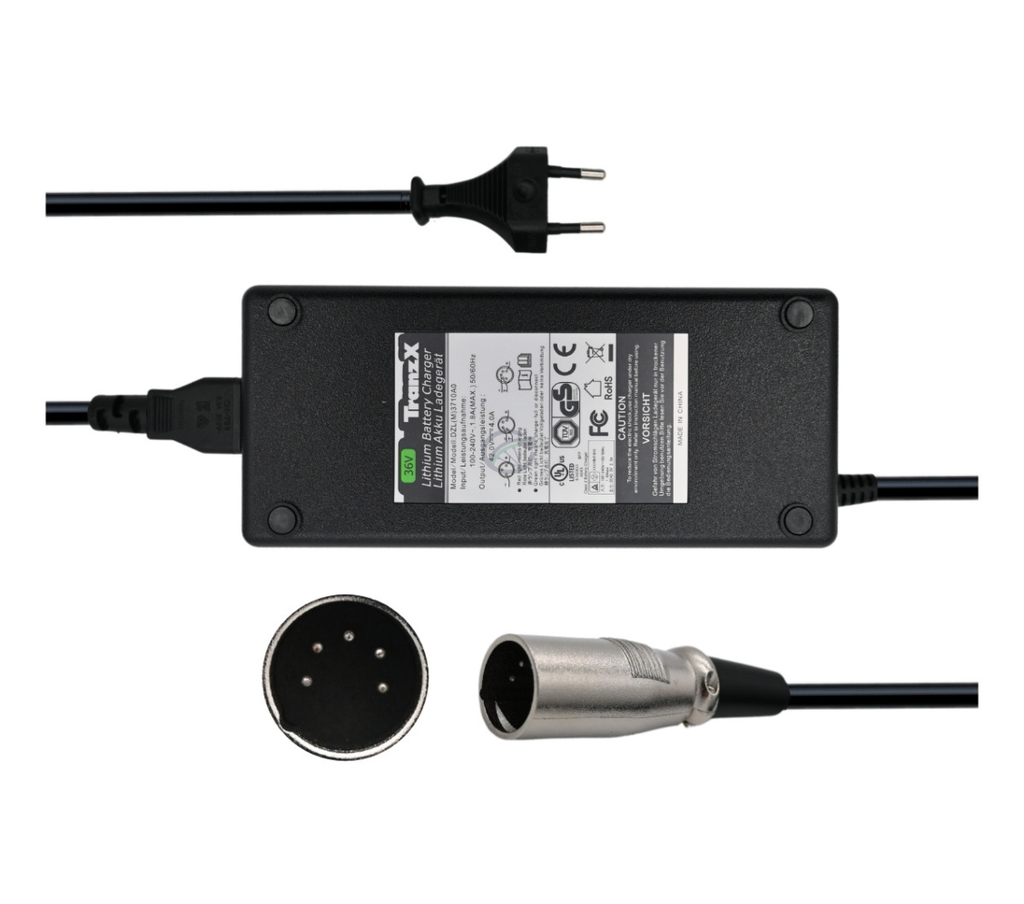 TranzX 36V 4A chargeur rapide