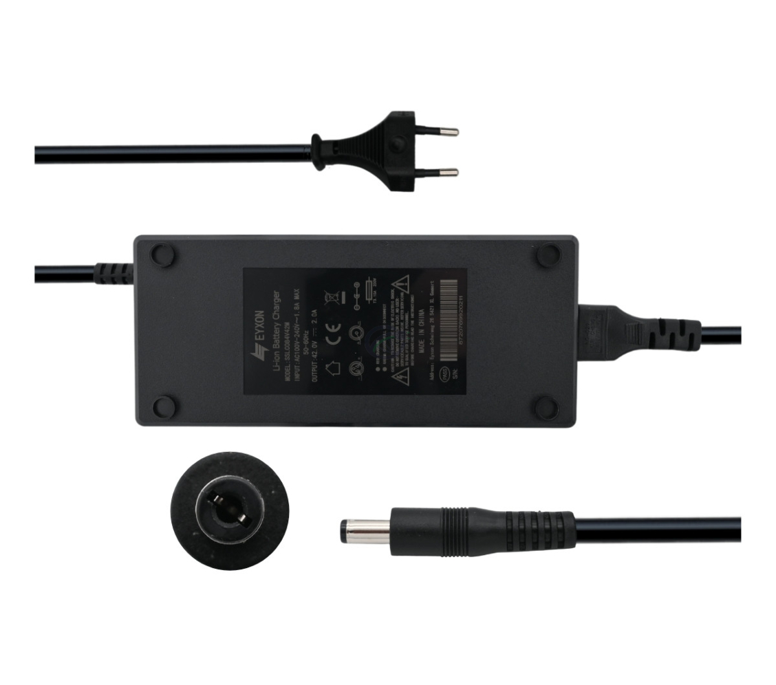 Chargeur universel rapide 42v 3A 2 broches batterie velo electriques