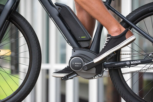 Bosch Powertube montée sur un vélo électrique