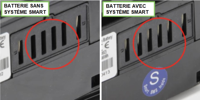 Batterie sans ou avec systeme SMART