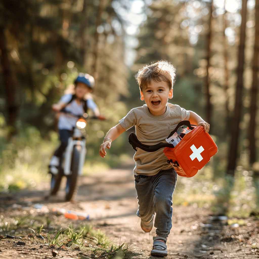 Cette image montre une trousse de premiers secours pour une fête (électrique).